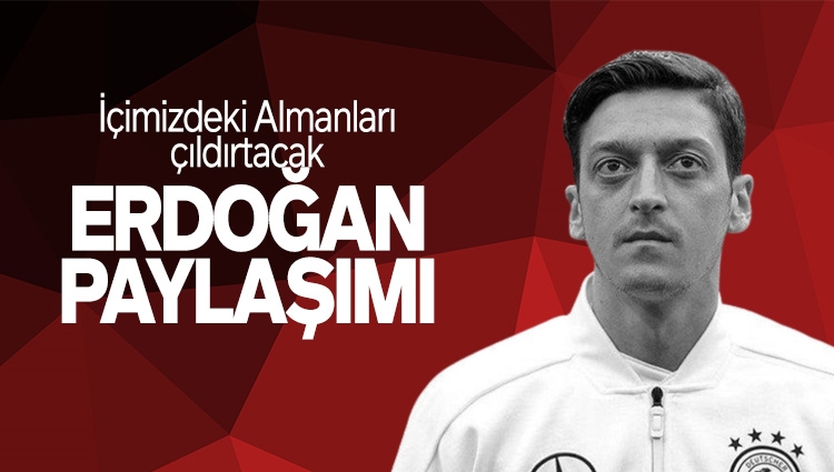 Mesut Özil'den Cumhurbaşkanı Erdoğan paylaşımı