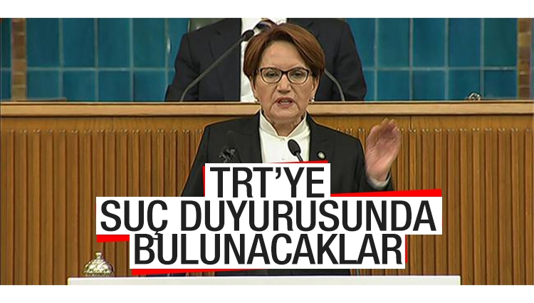 İYİ Parti, TRT'nin yayını için suç duyurusunda bulunacak