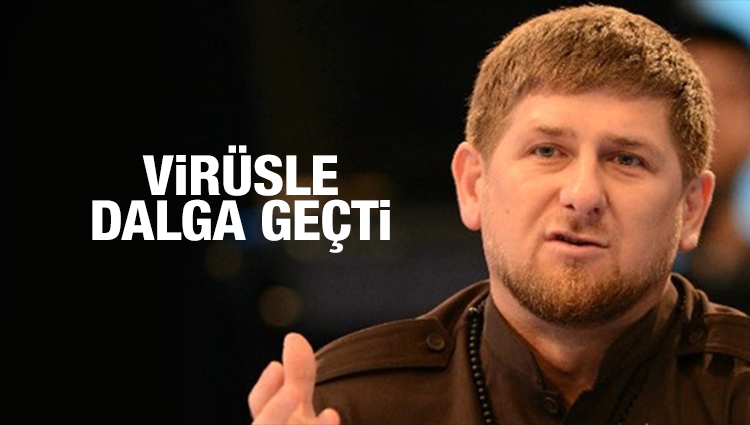 Putin'in kuklası Kadirov virüsle böyle dalga geçti