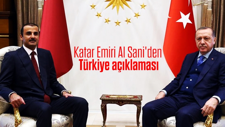 Katar Emiri Al Sani'den Türkiye açıklaması