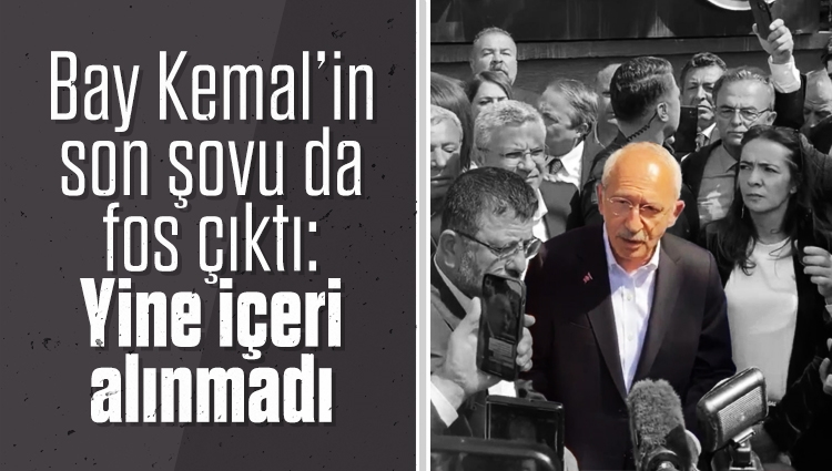 Kemal Kılıçdaroğlu SADAT'a gitti, içeri giremedi