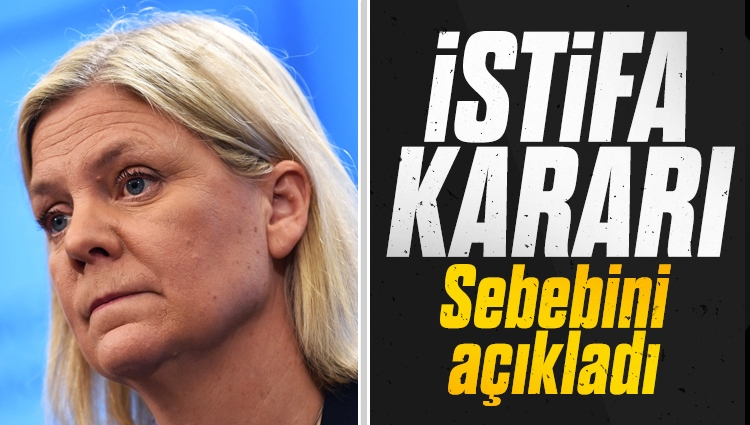 İsveç Başbakanı Magdalena Andersson'dan istifa kararı