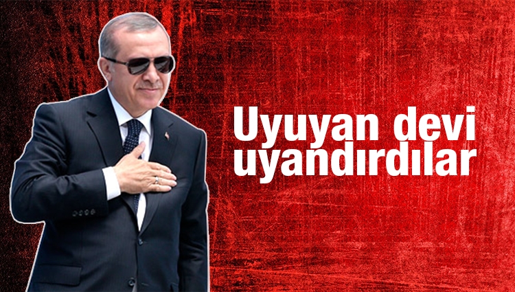 Erdoğan: Uyuyan devi uyandırdılar, sonuçlarına da katlanacaklar