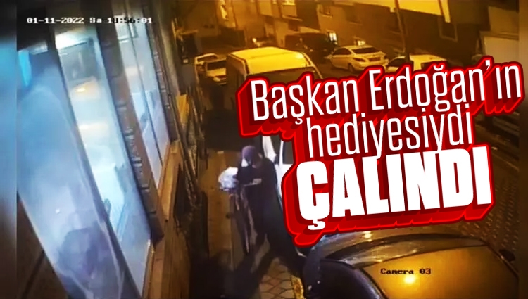 Cumhurbaşkanı Erdoğan'ın hediye ettiği bisikleti çaldılar