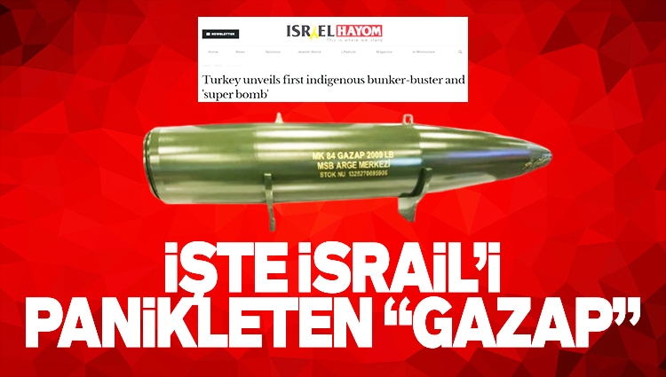 İşte İsrail'in uykularını kaçıran Türkiye'nin GAZAP'ı