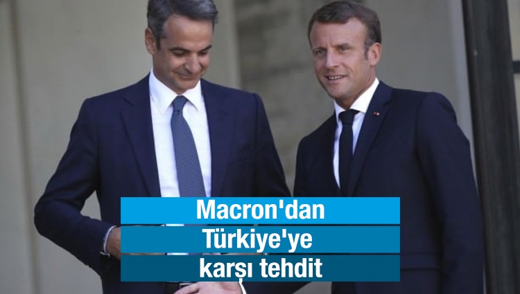 Macron'dan Türkiye'ye karşı tehdit
