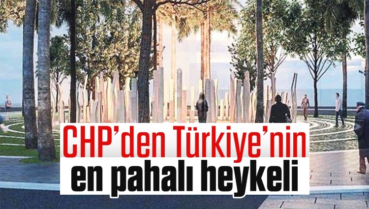 CHP'li İzmir Büyükşehir Belediyesi'nden 1 milyon 915 bin liralık heykel ihalesi