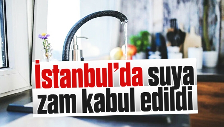 İstanbul'da suya 15.62 zam yapıldı