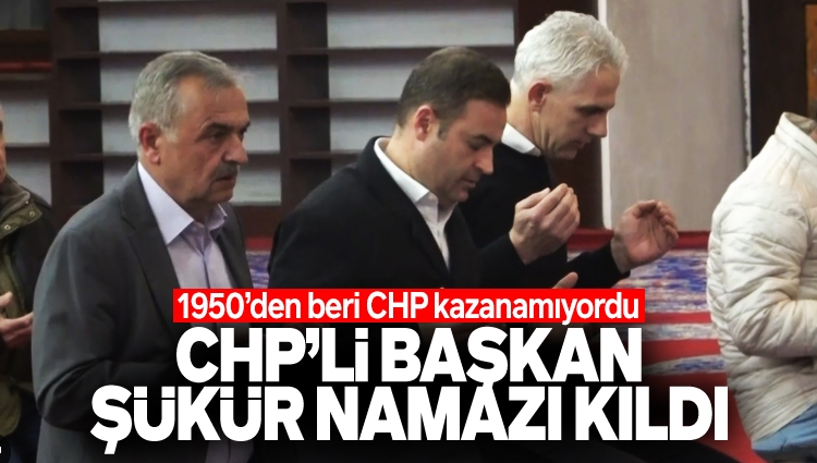 CHP'li Ahmet Akın güne şükür namazıyla başladı