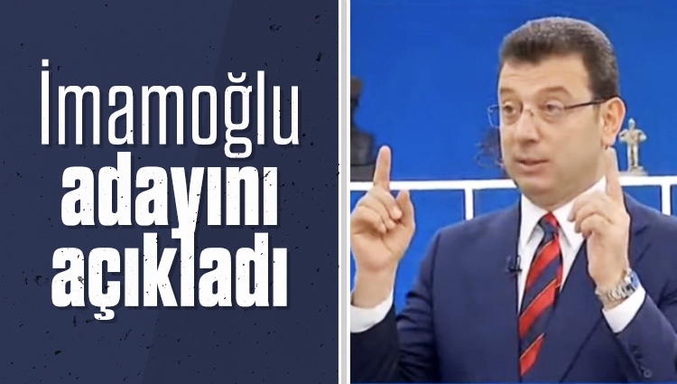 İmamoğlu: Benim adayım da Kılıçdaroğlu