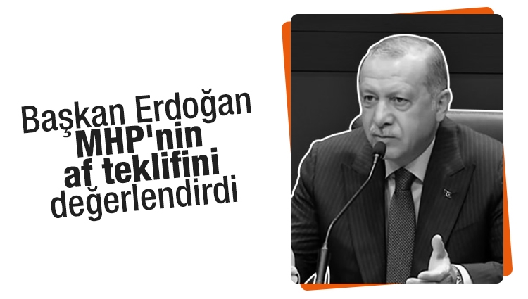 Başkan Erdoğan, MHP'nin af teklifini değerlendirdi