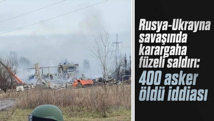 Ukrayna'dan Rusya karargahına füzeli saldırı. Ukrayna: 400 asker öldürdük. Rusya: 63 askerimiz öldü