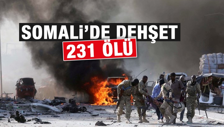 Somali'de korkunç bilanço: 231 ölü .