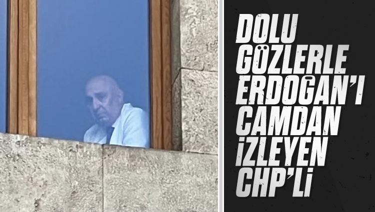 Cumhurbaşkanı Erdoğan'ı camdan izleyen CHP'li: Engin Özkoç
