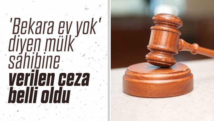 Bursa'da 'Bekara ev yok' diyen mülk sahibine 5 bin lira ceza kesildi