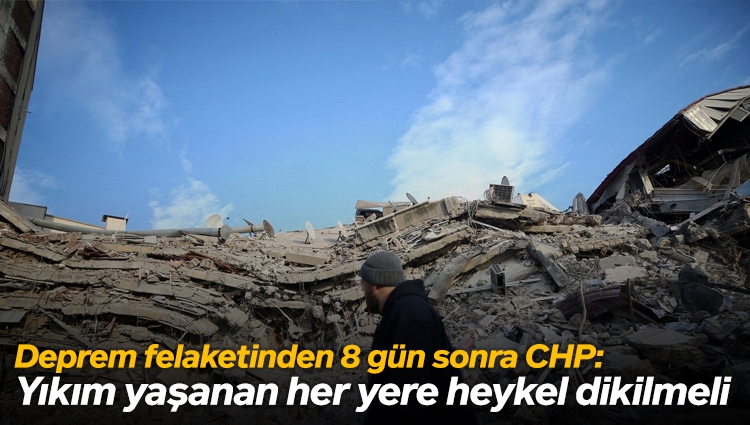 Kentsel dönüşüme karşı çıkan CHP'li vekilden yıkım yaşanan bölgeler için heykel teklifi