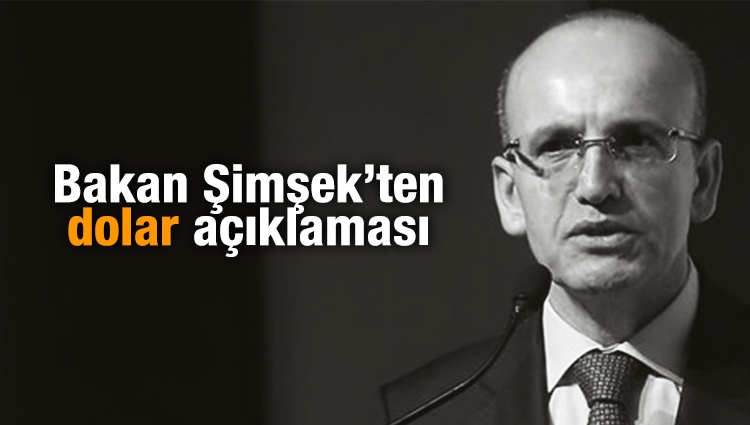 Mehmet Şimşek'ten son dakika dolar açıklaması