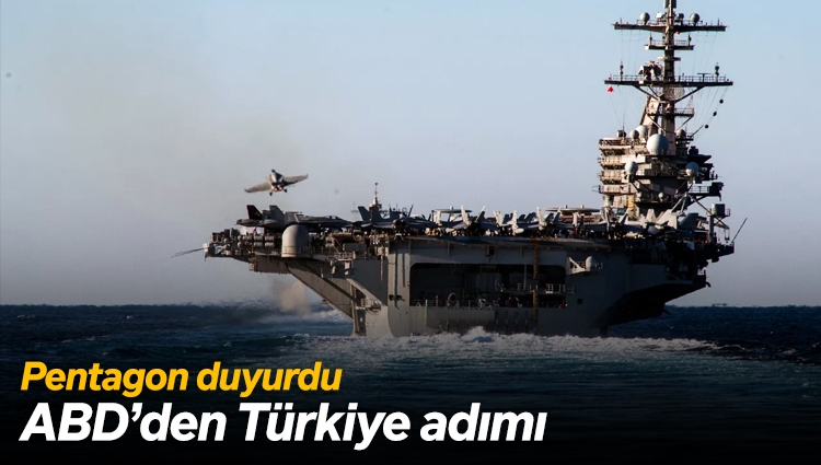 ABD'den Türkiye'ye deprem desteği: Pentagon, USS George HW Bush uçak gemisinin Türkiye’ye gönderildiğini duyurdu