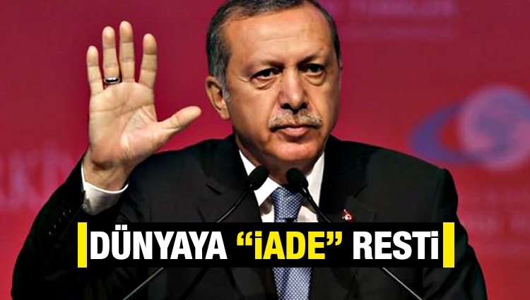 Erdoğan 1044 gün sonra AK Parti kürsüsünden seslendi... Dünyaya 'iade' resti