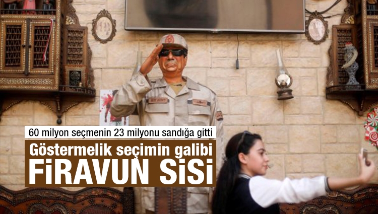 Mısır'da seçimin galibi: Sisi