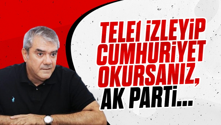 Yılmaz Özdil: Tele1 seyrederseniz, Cumhuriyet gazetesi okursanız dersiniz ki AK Parti bitmiş ya, CHP ilk seçimde yüzde 90'la seçimi kazanır
