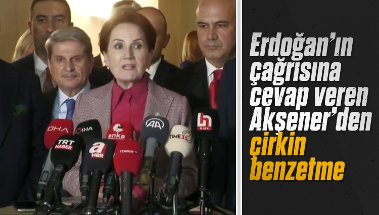 Meral Akşener'den Cumhurbaşkanı Erdoğan'ın çağrısına yanıt