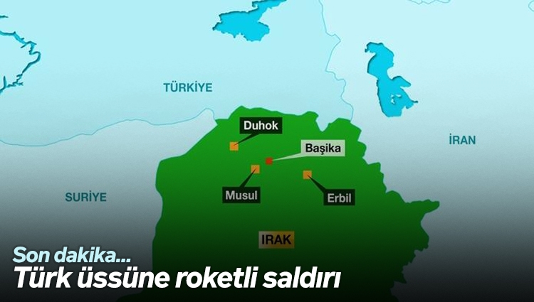 Kuzey Irak'taki Türk üssüne roketli saldırı