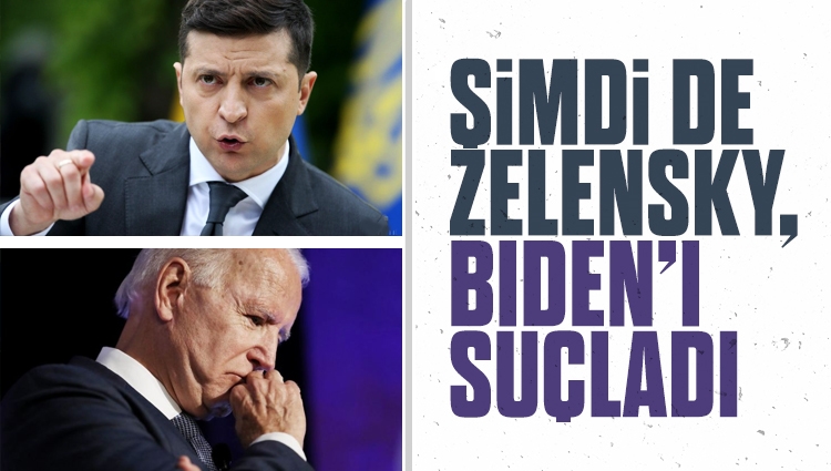 Ukrayna savaşı için Biden ile Zelensky birbirlerini suçladı