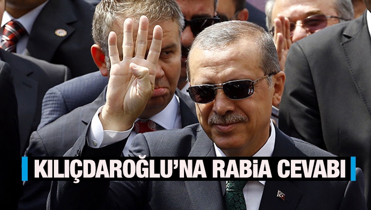 Erdoğan'dan, Rabia İçin "Terör Örgütü İşareti" Diyen Kılıçdaroğlu'na Sert Yanıt