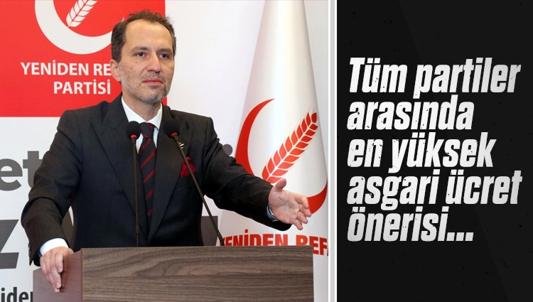 Fatih Erbakan: Asgari ücret, en az 14 bin TL olmalı