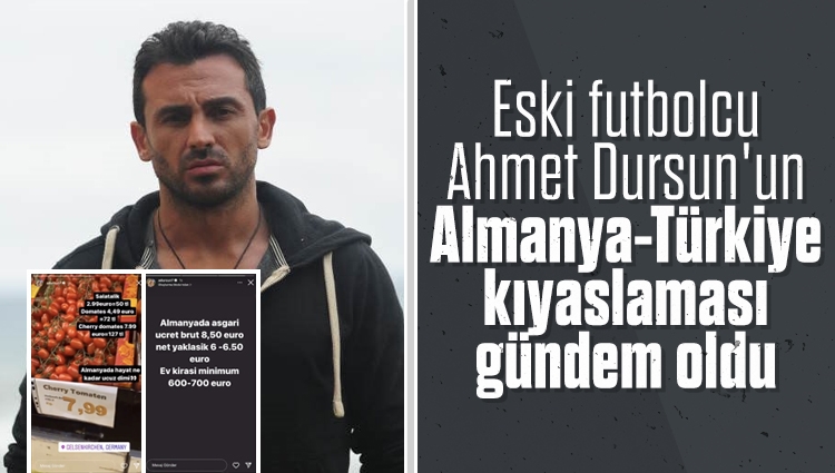 Eski futbolcu Ahmet Dursun'dan Almanya-Türkiye kıyaslaması