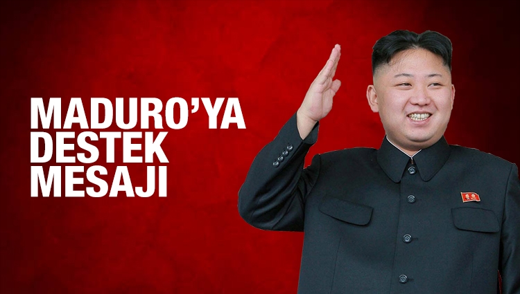 Kim Jong Un'dan Maduro'ya destek!