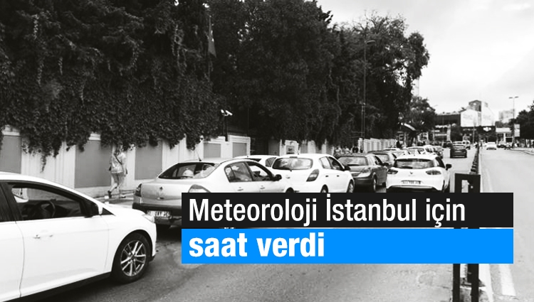 Dolu uyarısı sonrası İstanbul'da kapalı otoparklar doldu taştı; Meteoroloji İstanbul için saat verdi