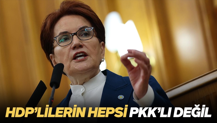 Meral Akşener'den HDP yorumu: Oylarının içinde PKK'yı desteklemeyen de var