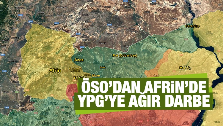 YPG'nin kalesi yerle bir edildi
