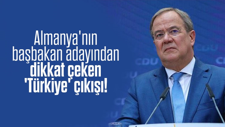 Almanya'nın başbakan adayından dikkat çeken 'Türkiye' çıkışı!