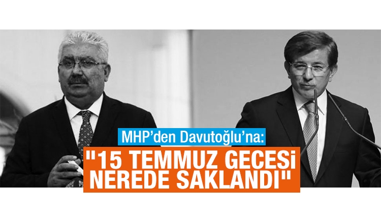 MHP'den Ahmet Davutoğlu'na bir tepki daha