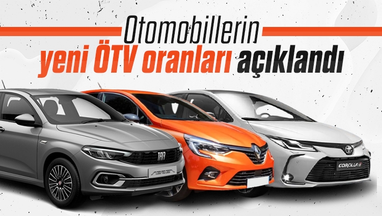 Otomobil'de yeni ÖTV oranları! Resmi Gazete'de