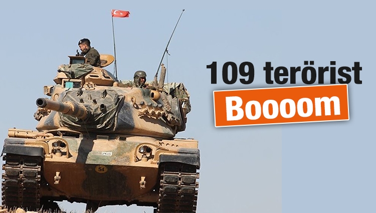 Cumhurbaşkanı Erdoğan: 109 terörist öldürüldü