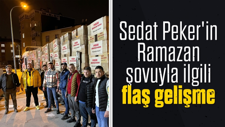 Sedat Peker'in Ramazan şovuyla ilgili flaş gelişme