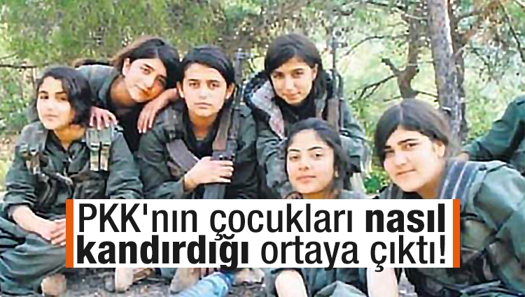 PKK'nın çocukları nasıl kandırdığı ortaya çıktı!