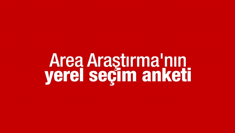 Area Araştırma'nın yerel seçim anketi