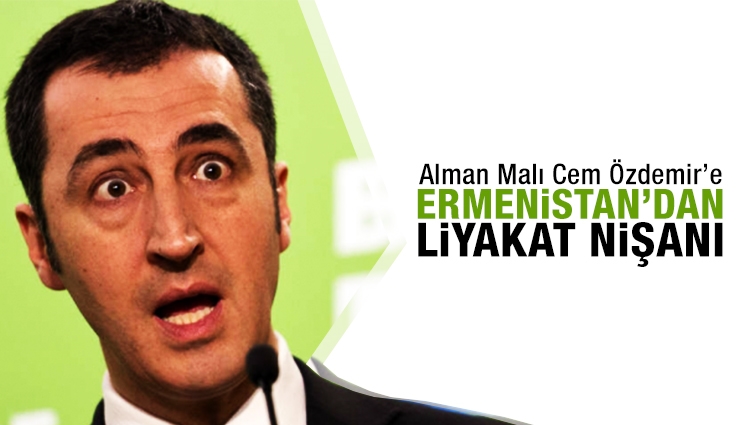 Ermenistan'dan Cem Özdemir'e Liyakat Nişanı