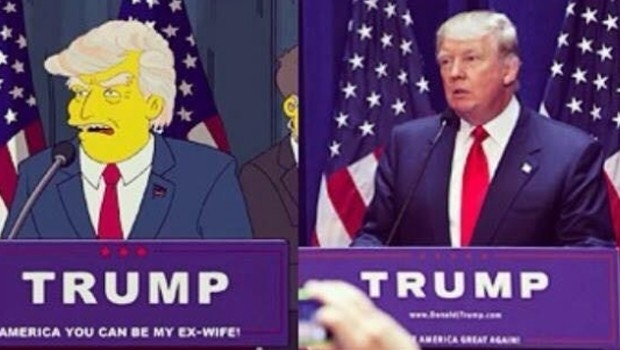 'The Simpsons' Trump'ın başkan olacağını 16 yıl önceden bildi!