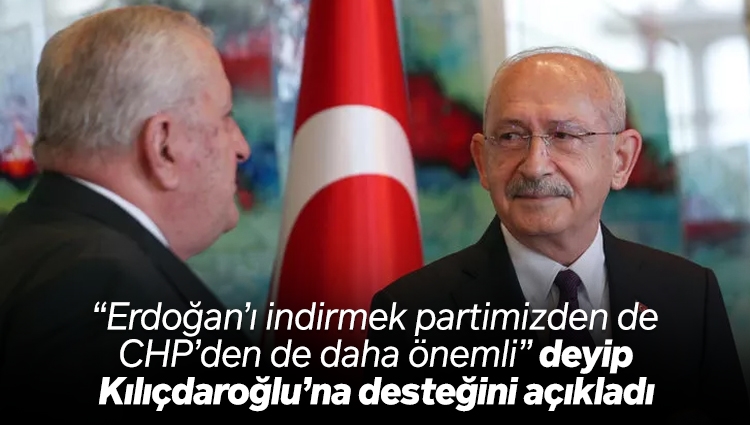 Doğru Parti Genel Başkanı Rifat Serdaroğlu Kılıçdaroğlu'nun yanında olduklarını ifade etti