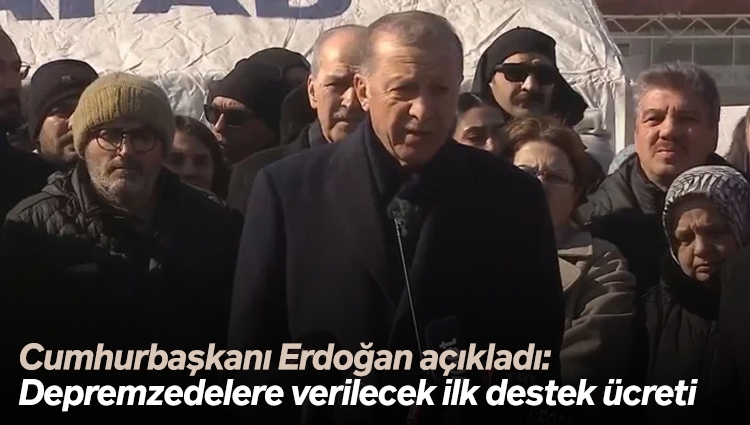 Cumhurbaşkanı Erdoğan: Her aileye 10 bin TL ödeyeceğiz
