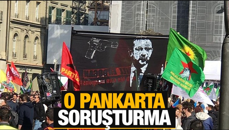 İsviçre'den Erdoğan'ı Hedef Gösteren Pankarta Soruşturma