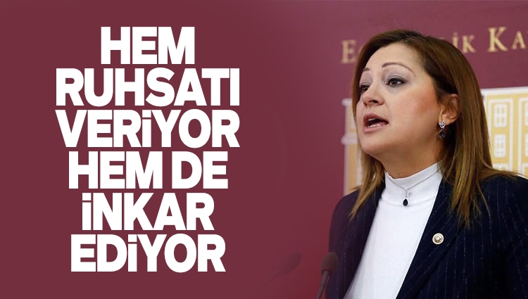 Hem ruhsatı veriyor hem de inkâr ediyor