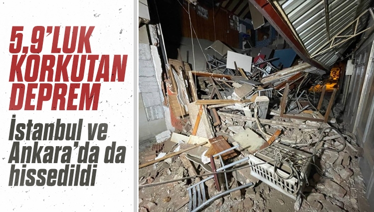 Düzce'de 5.9 büyüklüğünde deprem: Can kaybı olmazken 1'i ağır 35 kişi yaralandı
