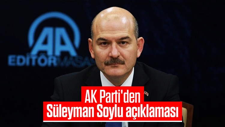 AK Parti'den Süleyman Soylu açıklaması
